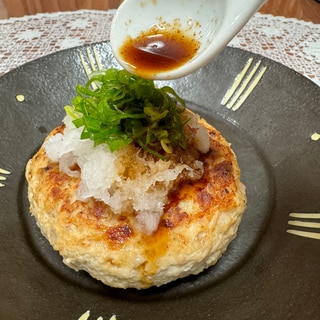 鶏ひき肉と蓮根のシャキシャキもっちり☆ハンバーグ